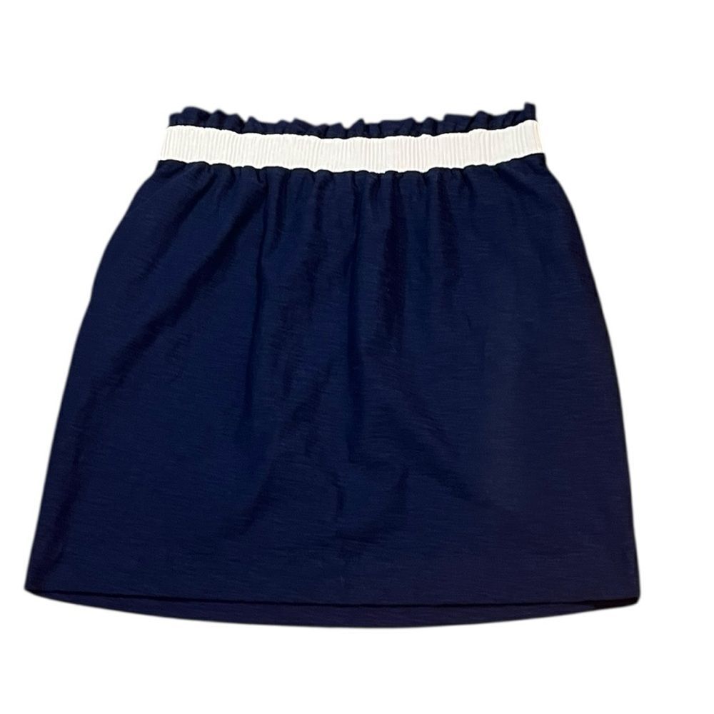 Vineyard Vines Women’s Navy Blue And White Skirt, Size‎ M, NWT
